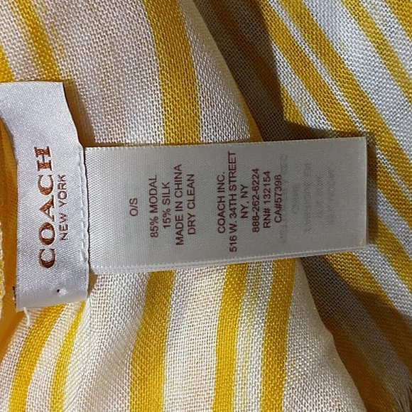 Coach modal and silk scarf - Picture 2 of 2